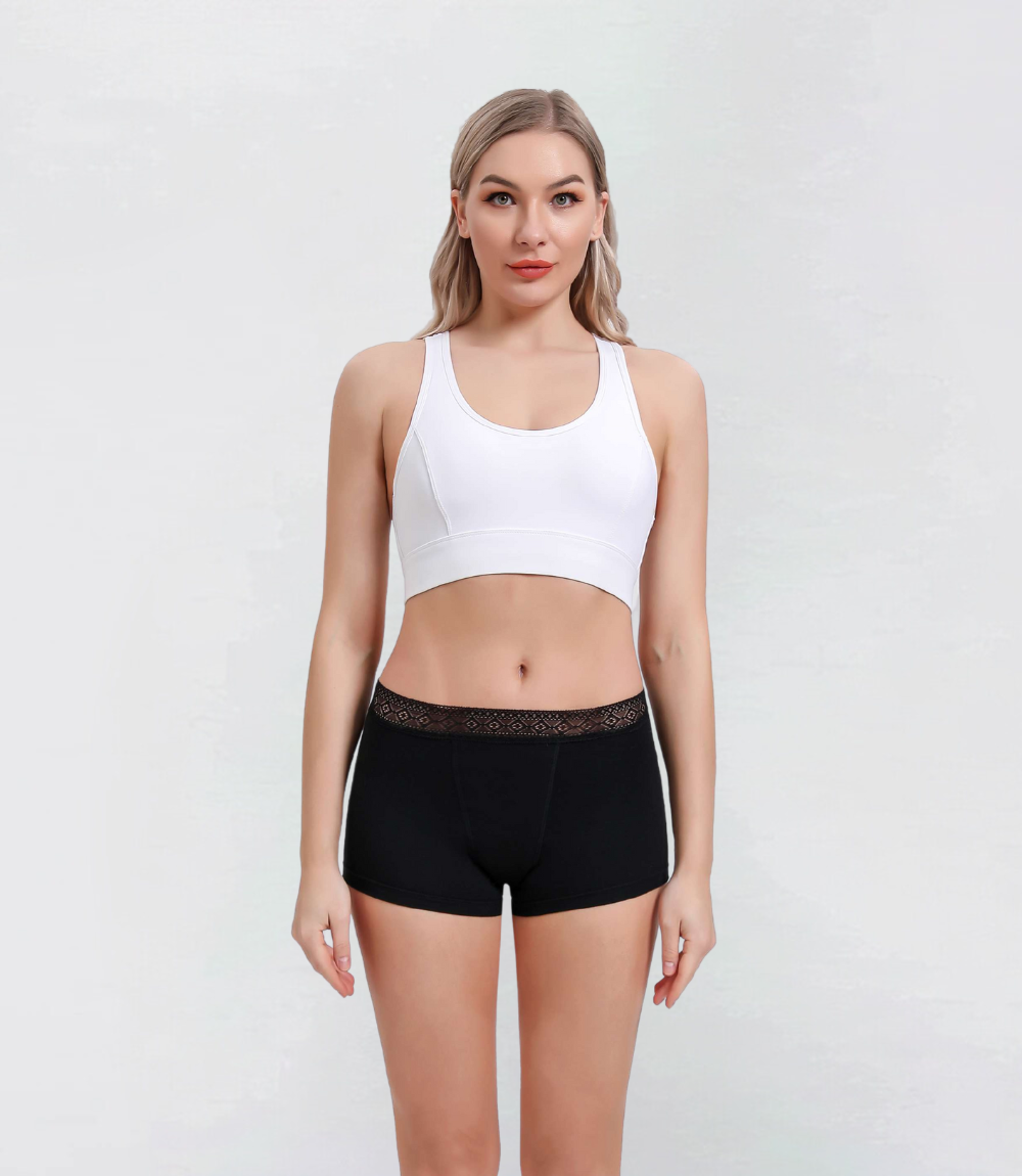 Boyshort - Mesh - 100% Leakfree