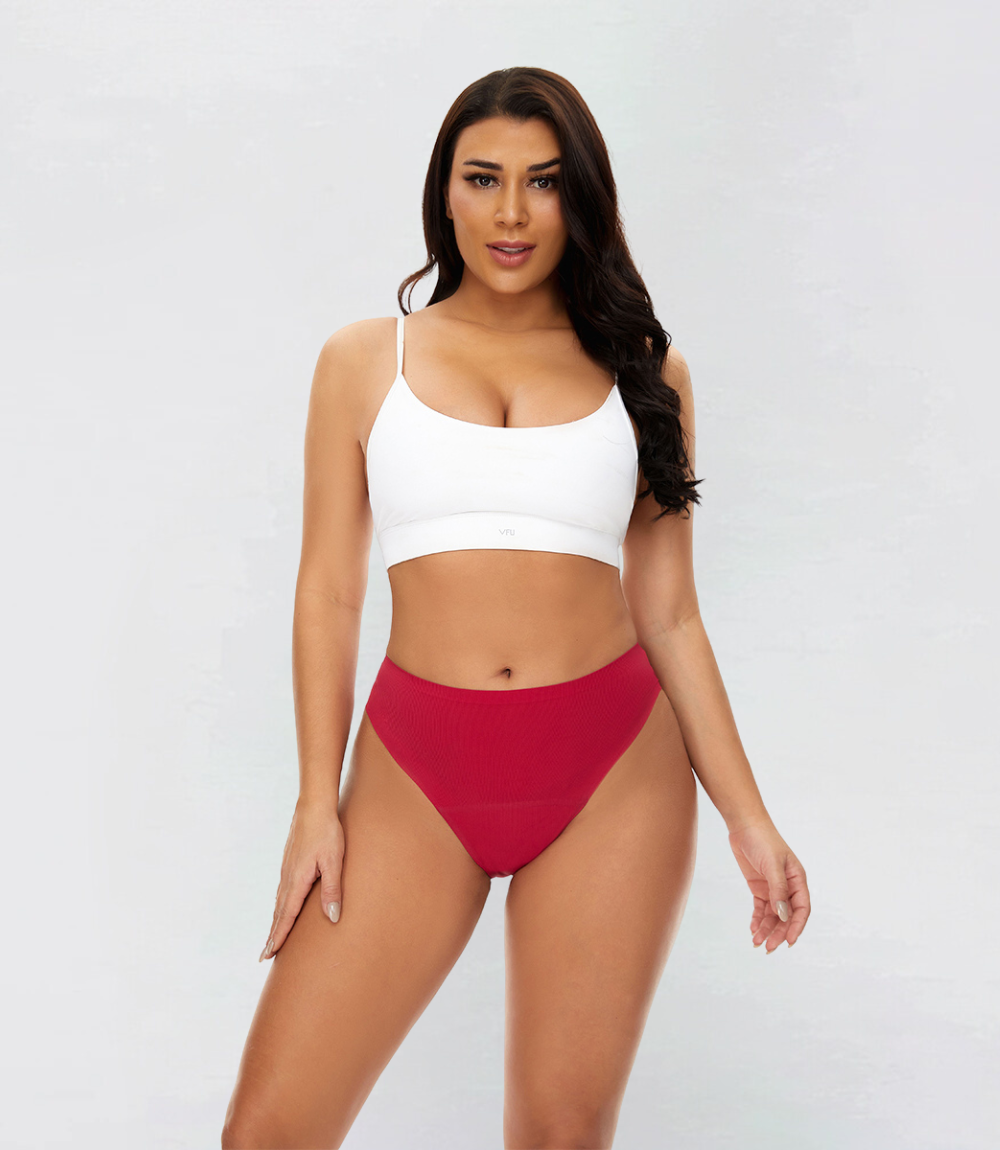 High Waisted - Ribbed - 100% Leakfree