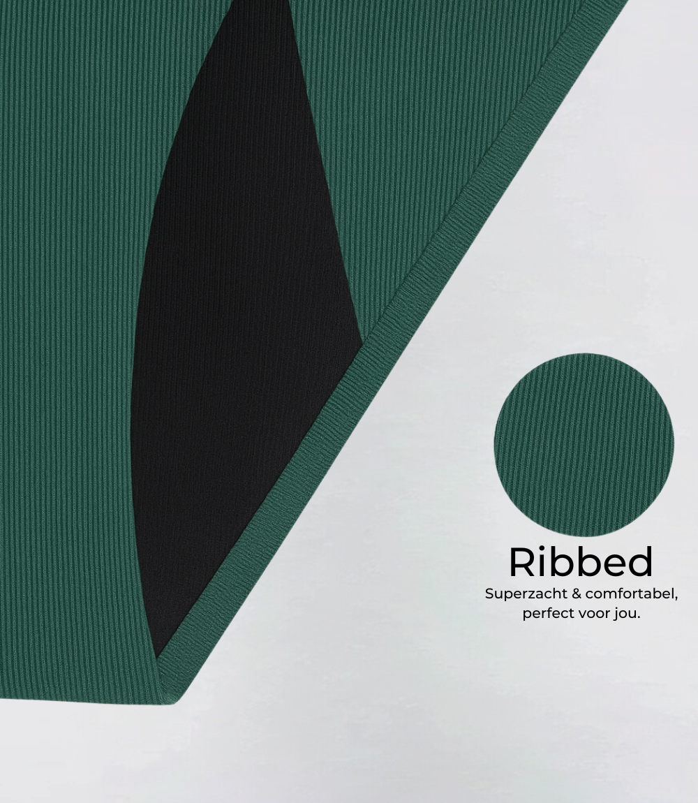 High Waisted - Ribbed - 100% Leakfree